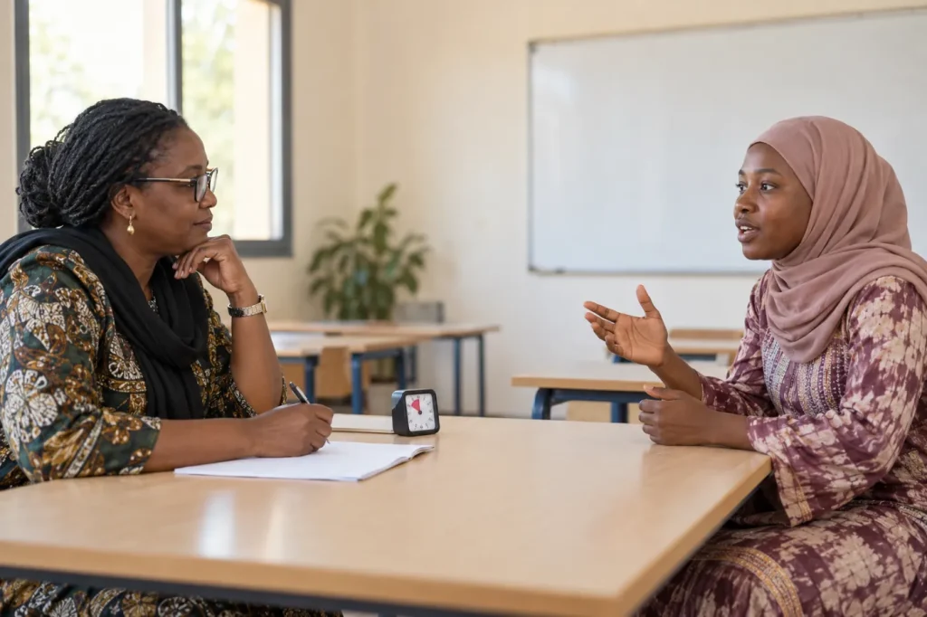 Simulation de l'épreuve d'expression orale du TCF Canada ou du TEF Canada à Bamako